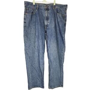 Levi's 550 Relaxed Fit Denim Blue Jeans Mens pants Size 42 x 30 straight leg